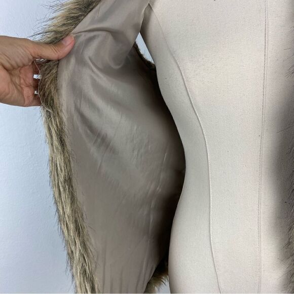 Hippie Rose Women’s Faux Fur/ Ribbed Knit Sweater Vest Cottagecore‎ Boho Small - Picture 8 of 10